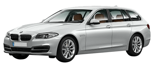 bmw5 touring Mineral White